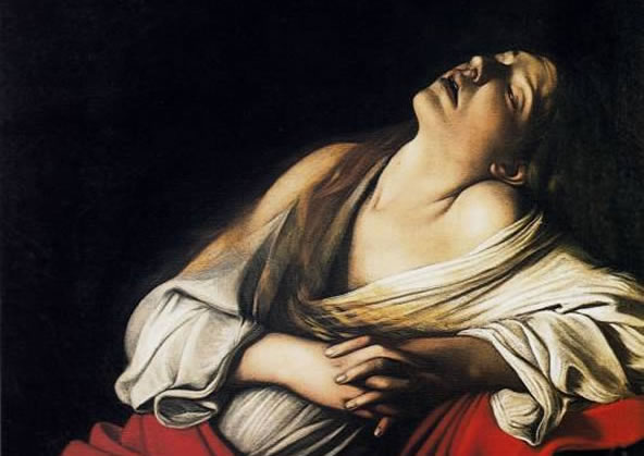 Caravaggio – La Maddalena in estasi 