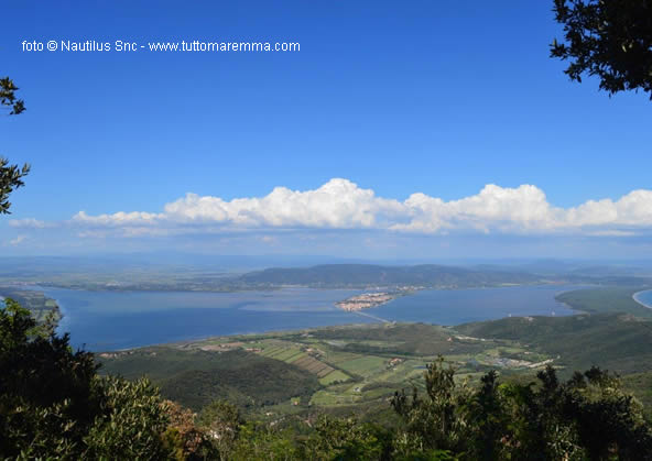 Veduta dall'alto sulla laguna